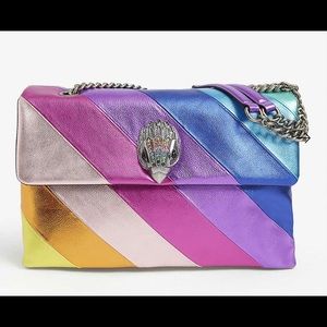 Kurt Geiger rainbow Kensington leather bag